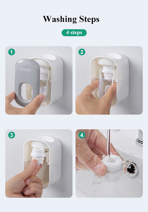 Dispensador automático de pasta de dente