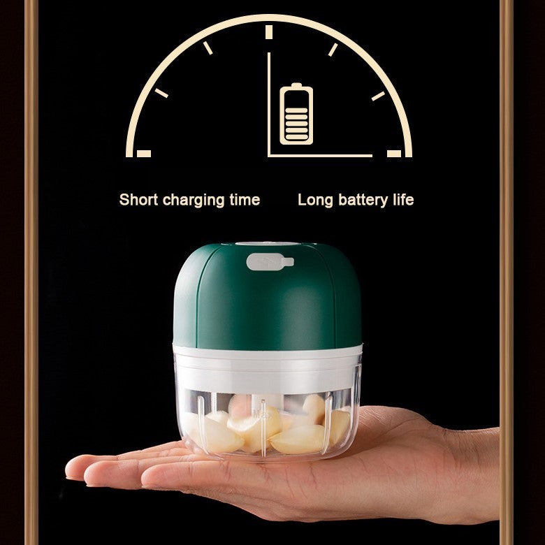 Mini Processador Triturador Sem Fio Elétrico 250ML De Alimentos