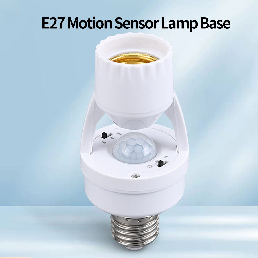 Bocal de lâmpada automática com sensor de movimento