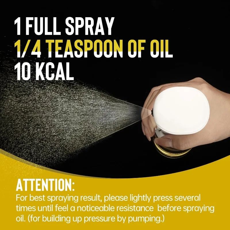Spray de óleo para cozinha - Dispensador de azeite 300ml e 500ml