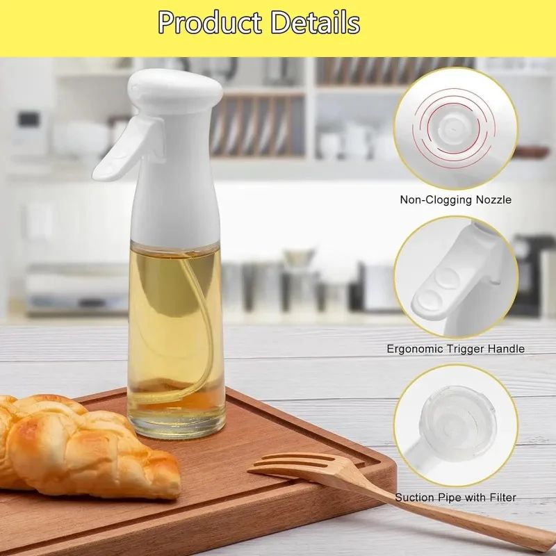 Spray de óleo para cozinha - Dispensador de azeite 300ml e 500ml