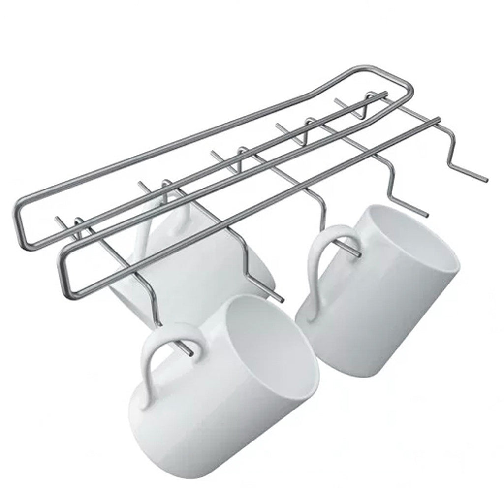 Suporte Xícaras Prático Para Armário ou Prateleira - Premium