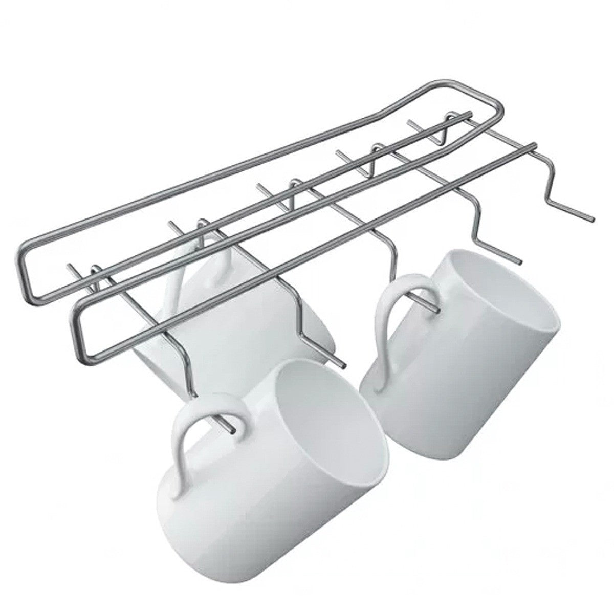 Suporte Xícaras Prático Para Armário ou Prateleira - Premium