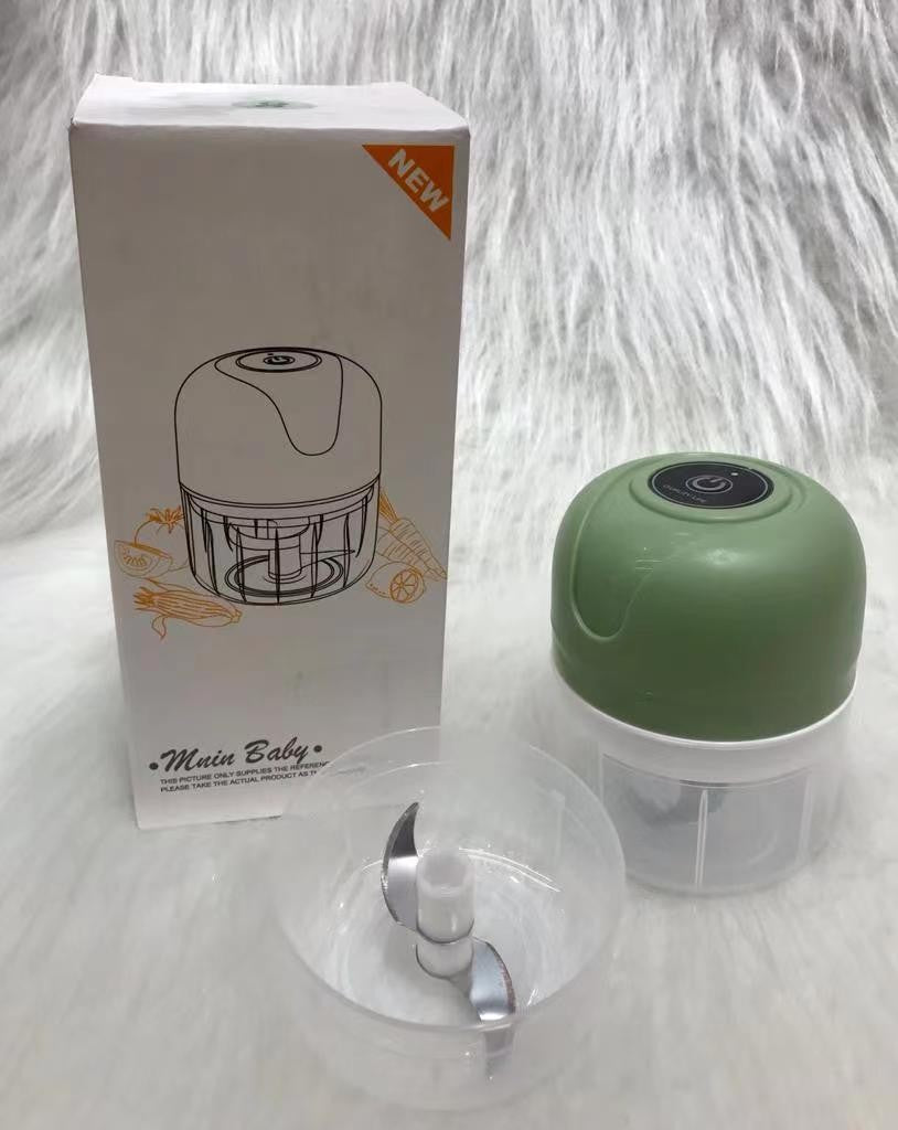 Mini Processador Triturador Sem Fio Elétrico 250ML De Alimentos